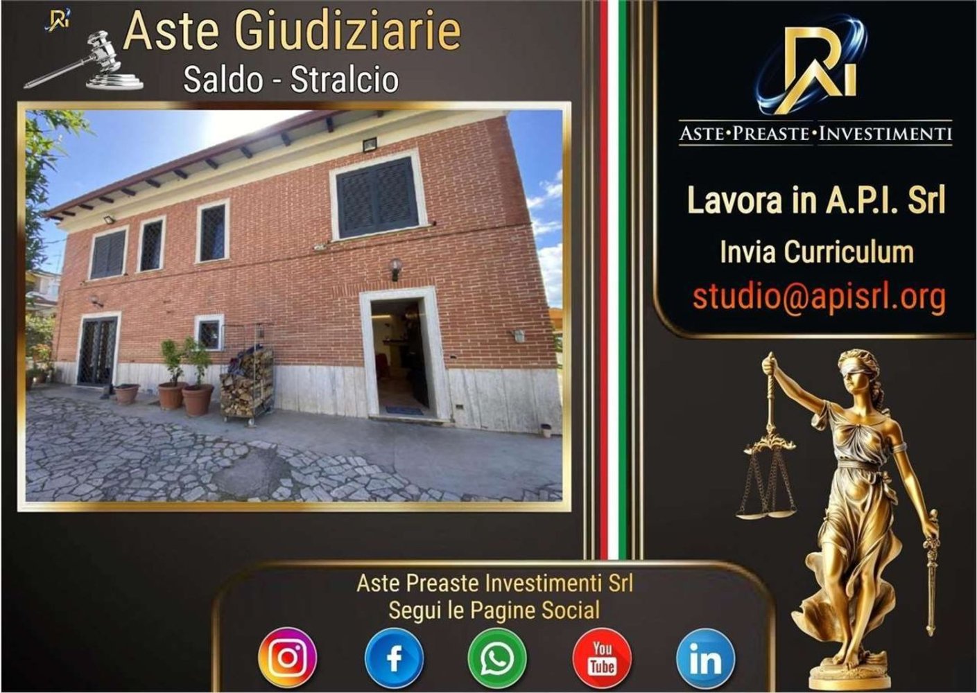 3 rooms Apartment in Pomezia, Italy No. 4519