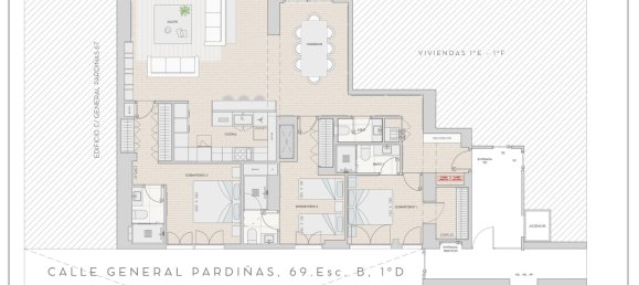 3 Schlafzimmer Wohnung in Madrid, Spain, Nr. 102298 12