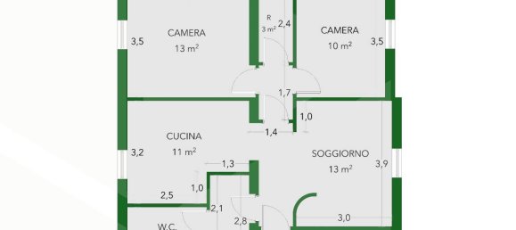 4-Zimmer Wohnung in Casalecchio di Reno, Italy, Nr. 20429 8