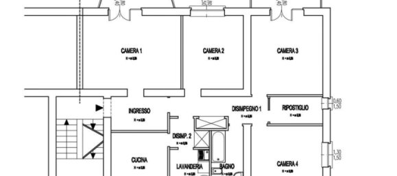 4 rooms Apartment in Caltanissetta, Italy No. 295710 20