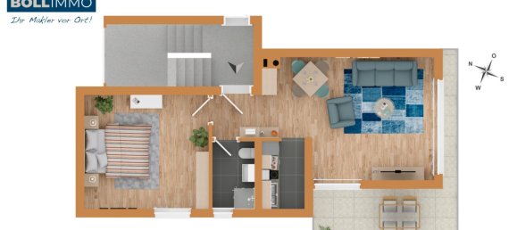 Квартира с 1 спальней в Вальдсхут, Германия № 273420 9