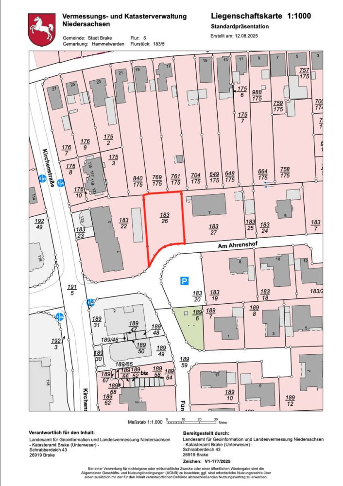  Land in Wesermarsch, Germany No. 284338