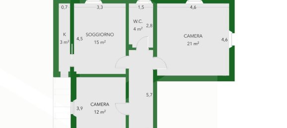 4-salle Appartement à Bologna, Italy No. 34476 16