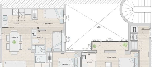 3 Schlafzimmer Wohnung in Madrid, Spain, Nr. 113271 13