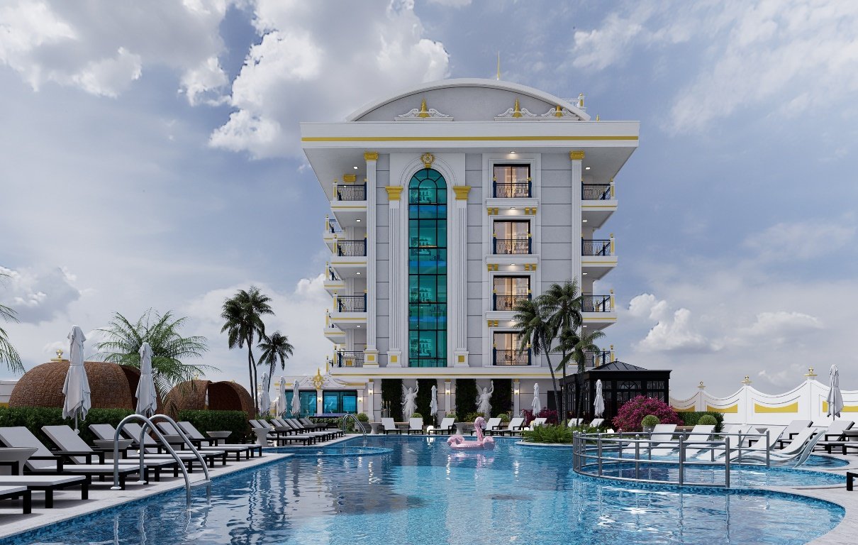 Квартира 1+1 в Аланья, Турция № 25346