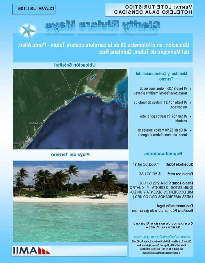  Land in Tulum, Mexico No. 109152