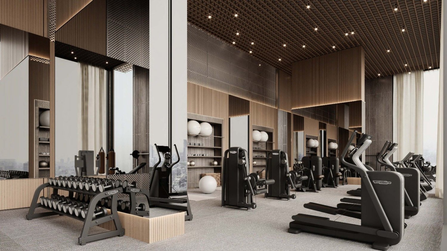 1 غرف نوم شقة في Binghatti Skyhall, الخليج التجاري, UAE رقم 65242