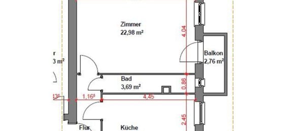 Студия в Веддинг, Германия № 65521 6