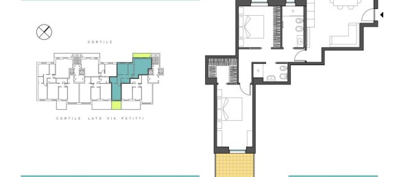 3 Schlafzimmer Wohnung in Milan, Italy, Nr. 364231 19