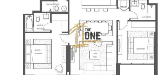 Apartamento de 2 dormitorios en Mina Al Arab, UAE No. 94606 7