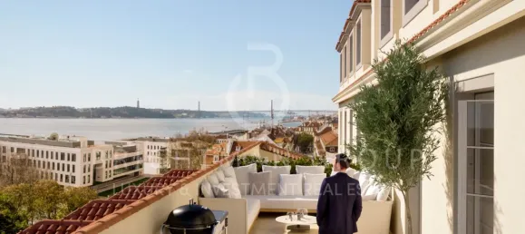 4 غرف نوم بانتهاوس في Lisbon, Portugal رقم 106944 3