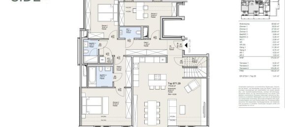Dúplex de 4 habitaciónes en Dobling, Austria No. 189703 31