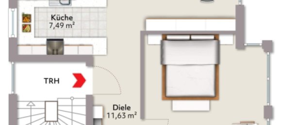 Apartamento de 2 dormitorios en Kelsterbach, Germany No. 95109 12
