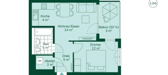 Apartamento de 1 dormitorio en Hochtaunuskreis, Germany No. 332714 11
