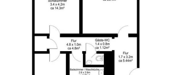 Квартира с 2 спальнями в Ludwigsburg, Германия № 218140 15