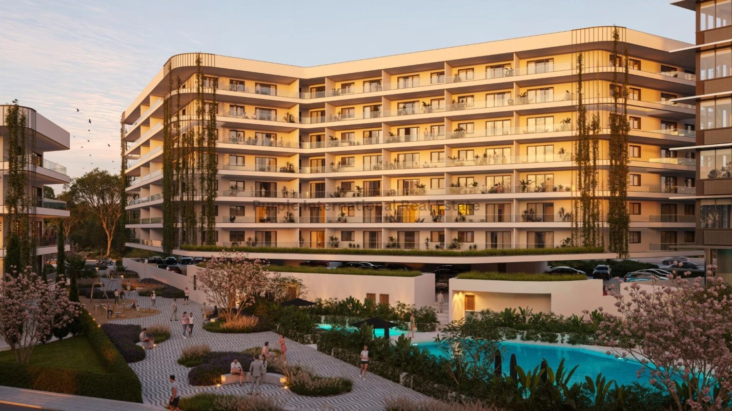 Квартира с 3 спальнями в Агиос Афанасиос, Кипр № 24354