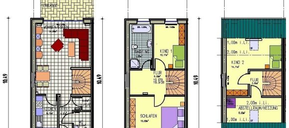 3 غرف نوم تاون هاوس في Dortmund, Germany رقم 270362 2
