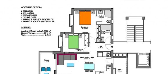 Apartamento de 2 dormitorios en Alicante, Spain No. 117379 21