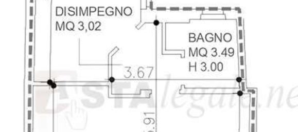 Квартира с 2 комнатами в Варци, Италия № 109448 3