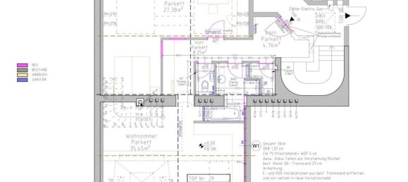 Apartamento de 3 habitaciónes en Wahring, Austria No. 243388 17