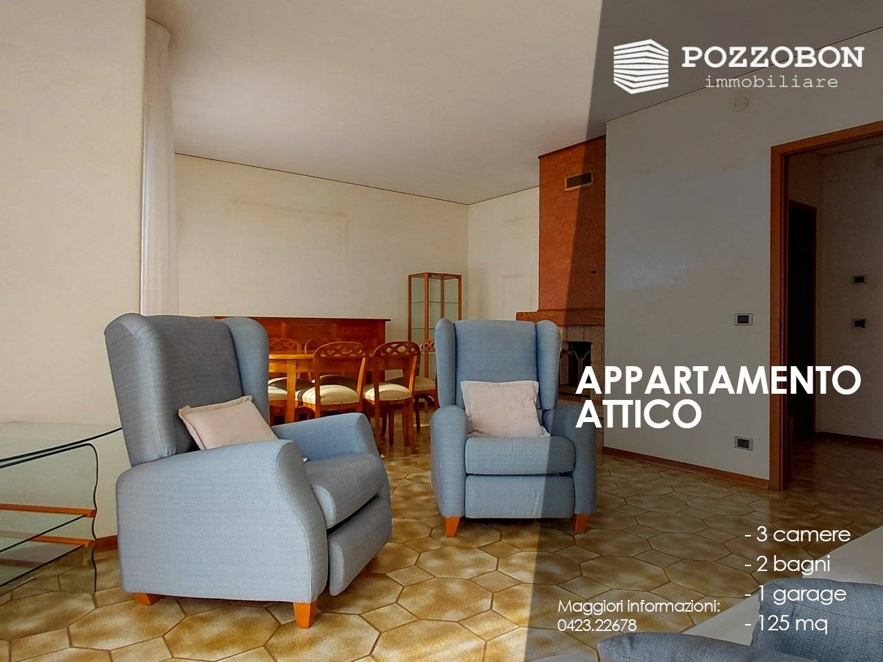 Пентхаус с 3 спальнями в Монтебеллуна, Италия № 322243