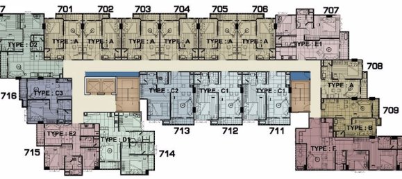 Apartamento com 2 quartos em condomínio em Mirage Sukhumvit 27 Railay Beach, Thailand N.º 31128 2