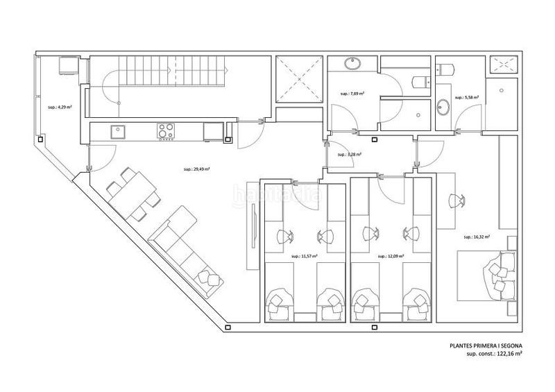 Edifício em Santa Coloma de Gramenet, Spain 566 m² N.º 130551