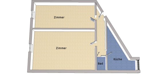 2-Zimmer Wohnung in Neukölln, Germany, Nr. 109918 13