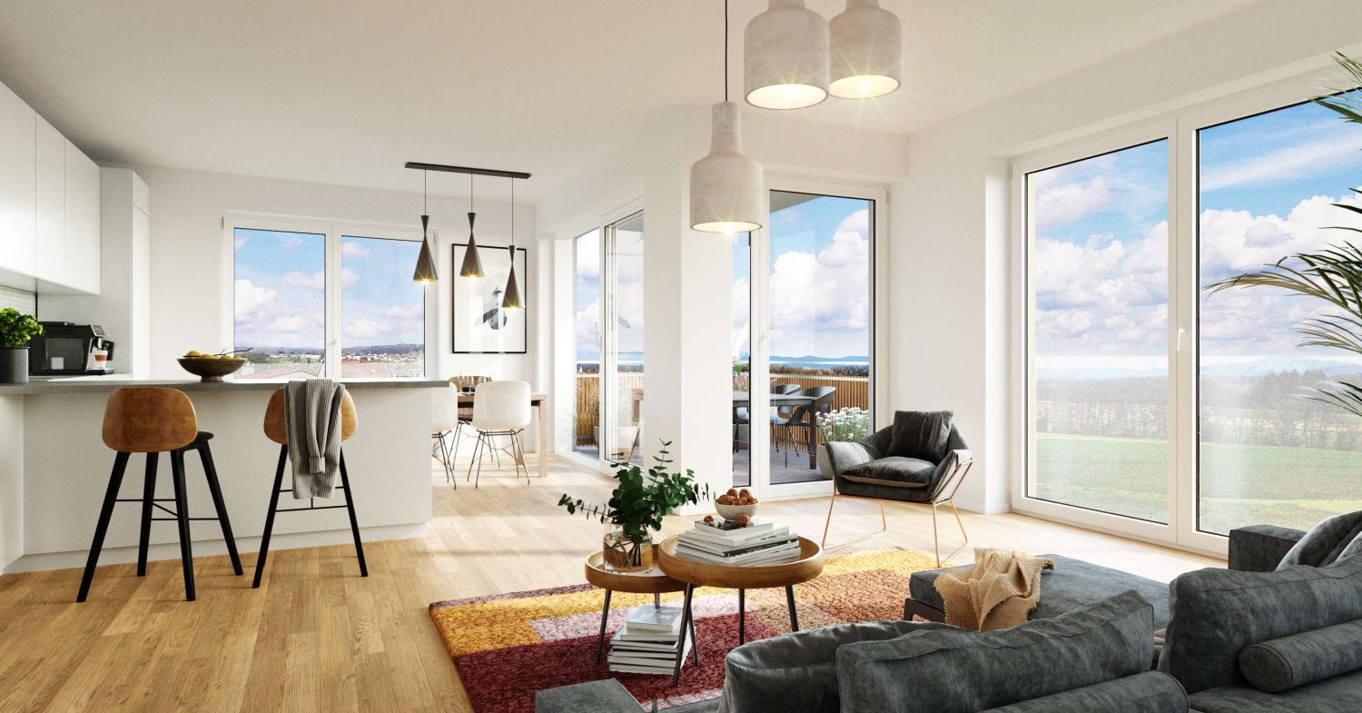 Квартира с 2 спальнями в Эслинген, Германия № 63311