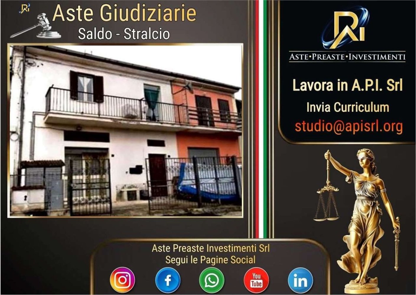 Apartamento de 3 divisões em Tagliacozzo, Italy N.º 186697