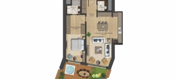 2 rooms Apartment in Bakırköy, Turkey No. 23489 22