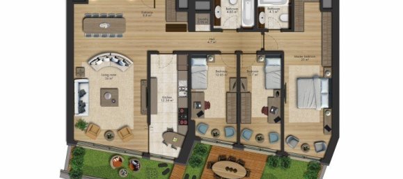 2 rooms Apartment in Bakırköy, Turkey No. 23489 23