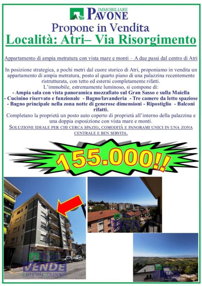 3 bedrooms Apartment in Atri, Italy No. 301407