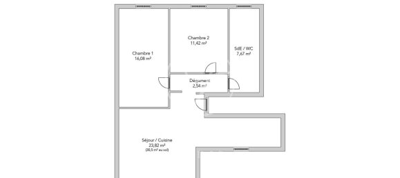 2 chambres Appartement à Paris, France No. 165907 11