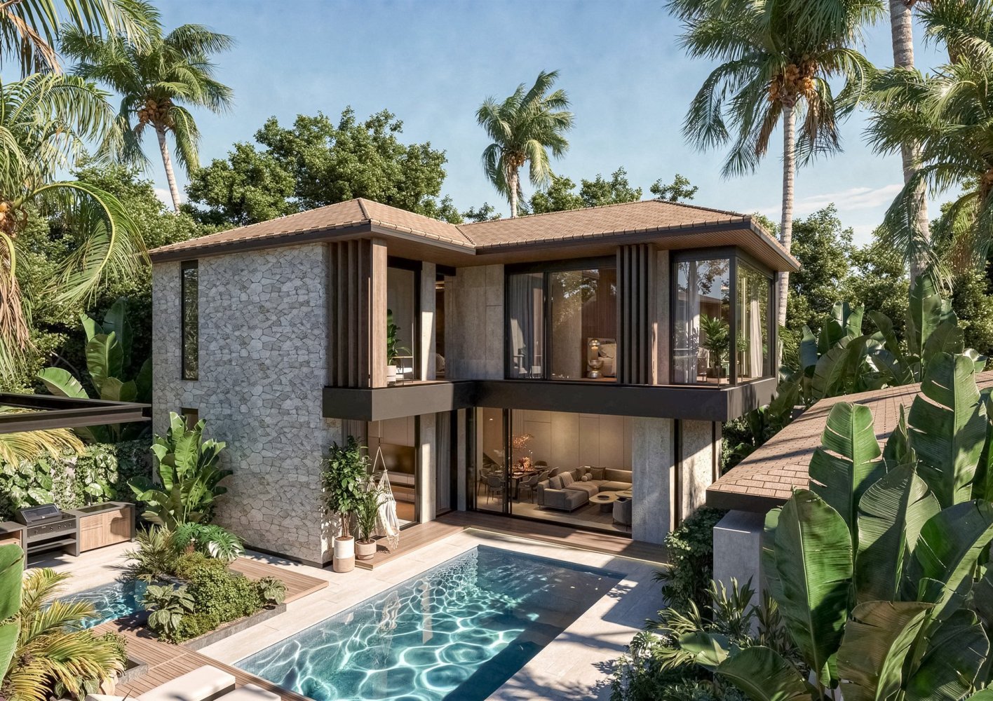 4 Schlafzimmer Villa in Seminyak, Indonesia, Nr. 58049