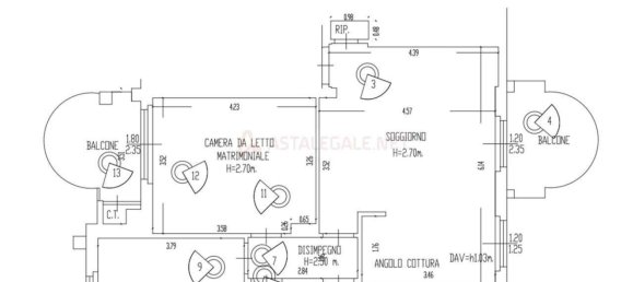Apartamento de 3 divisões em Voghera, Italy N.º 274855 15