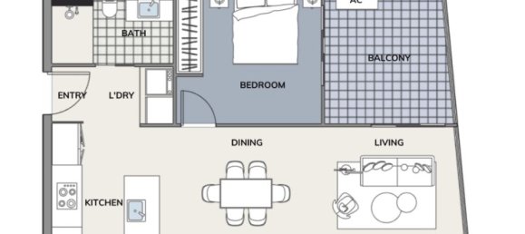 Квартира с 1 спальней в Phillip, Австралия № 844 6