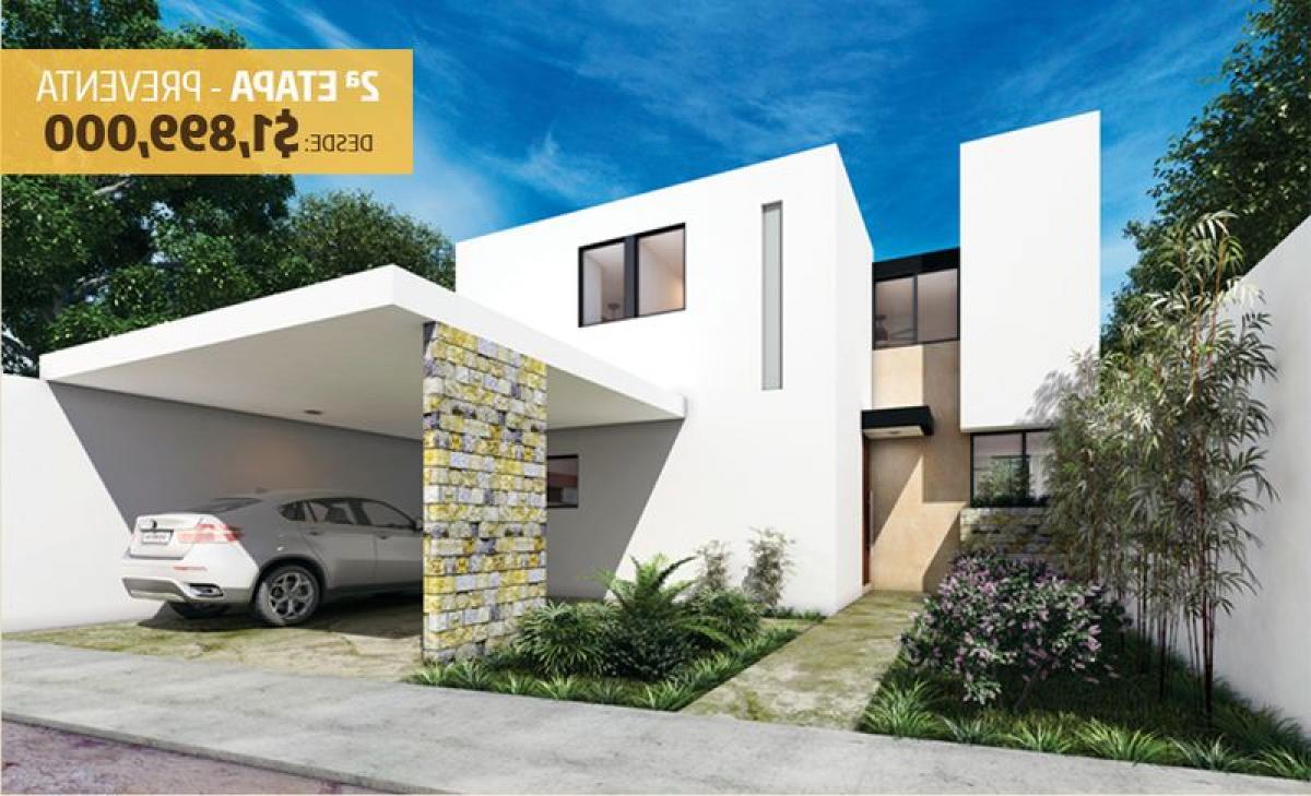 Casa de 3 dormitorios en Mérida, Mexico No. 6391