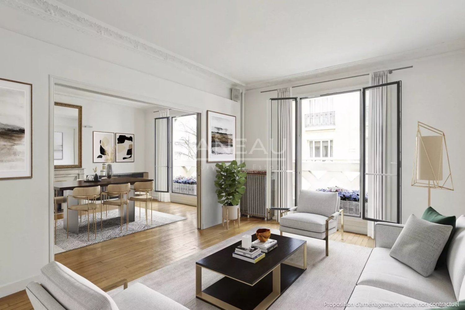 2 chambres Appartement à Paris, France No. 347376