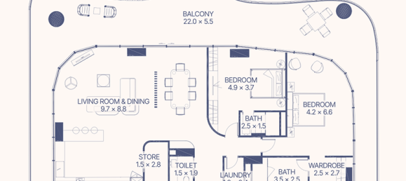 Studio à Al Marjan Island, UAE No. 121683 8