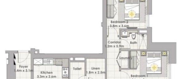 3 bedrooms Apartment in Dubai Creek Harbour (The Lagoons), UAE No. 3211 20