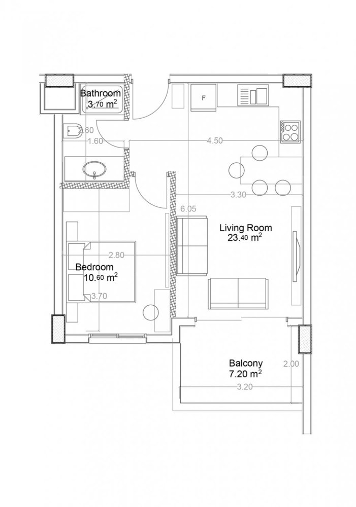 Apartamento 1+1 em Yekta Green Life Gazipasa Residence, Gazipasa, Turkey N.º 39540 1