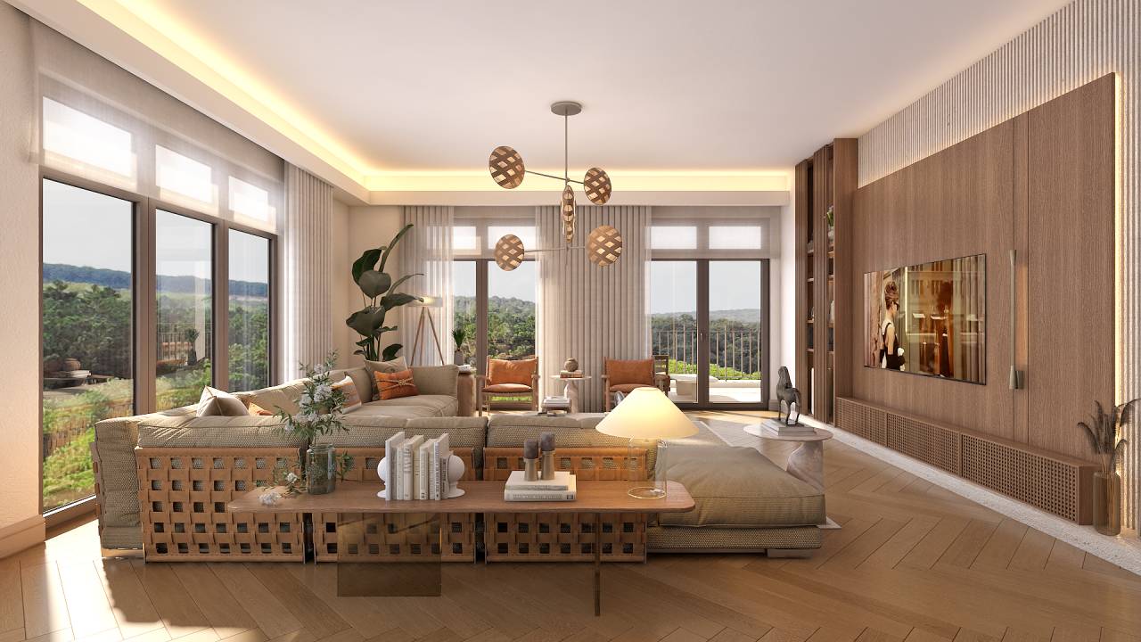 Квартира 5.5+1 в Ozak Doa Gokturk, Эйюп, Турция № 39987