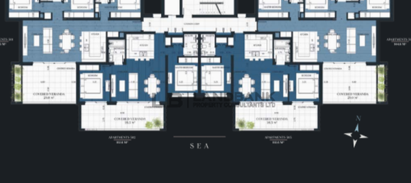 3 Schlafzimmer Wohnung in Limassol, Cyprus, Nr. 14110 4