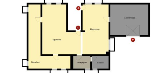 Вилла с 6 комнатами в Монвалле, Италия № 38900 9