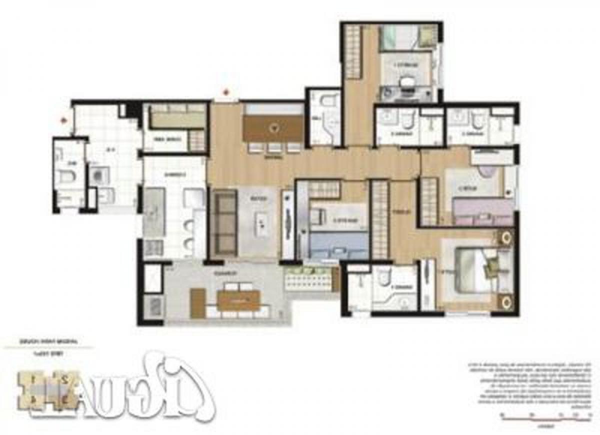 Apartamento de 3 dormitorios en Sao Paulo, Brazil No. 581433