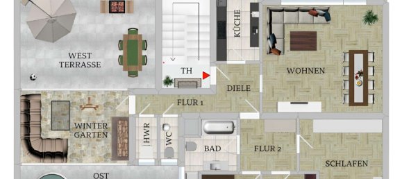 5-salle Penthouse à Offenbach, Germany No. 275349 10