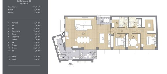 4 rooms Apartment in Neubau, Austria No. 93453 30