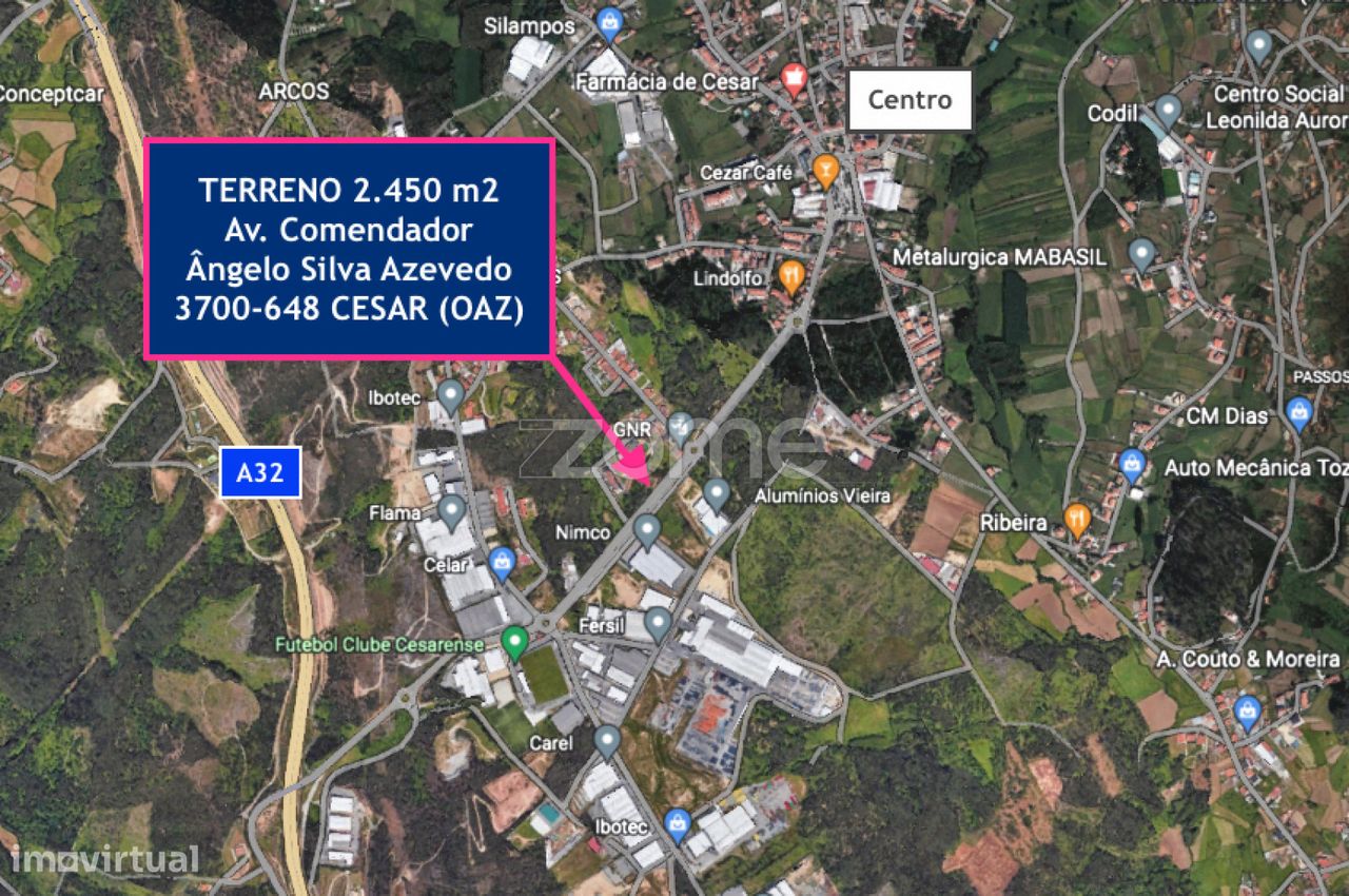Terrain à Cesar, Portugal 2450m² No. 81479
