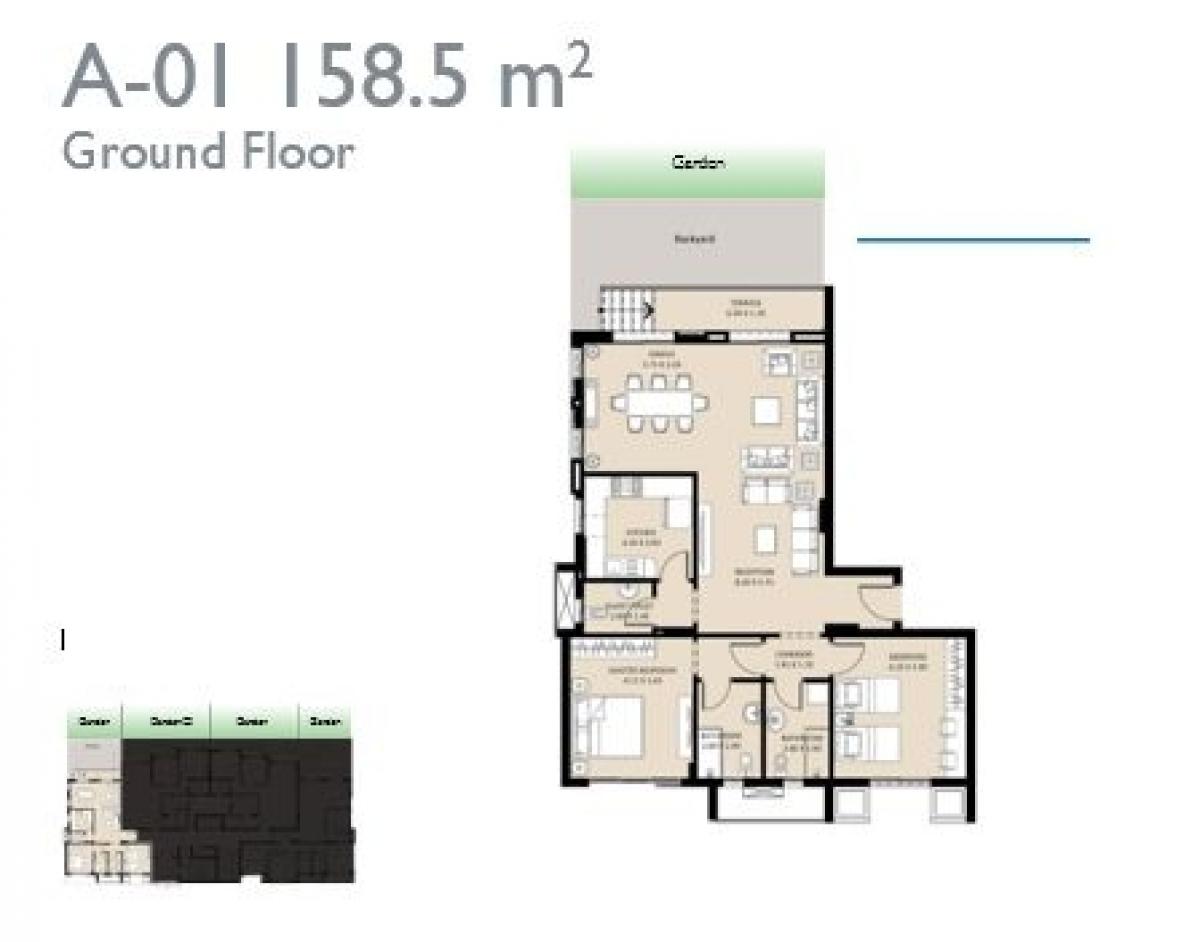 Condominio de 2 dormitorios en New Capital City, Egypt No. 2398